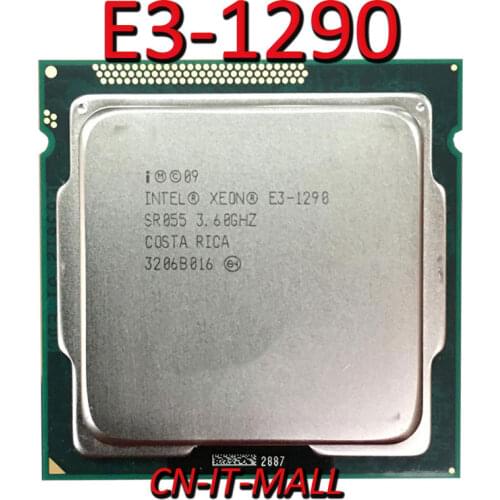 Intel Xeon E3-1290 CPU 3.6GHz 8M 4 Core 8 Threads LGA1155 Processor