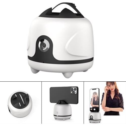 Selfie Stick Powered by AI Auto Tracking Smartphone Stabilizer for Vlog Shooting Compact 360 Rotation