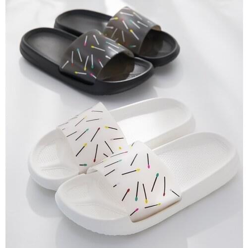 Slippers Womens Indoor Lightweight Eva Home Male Bathroom Thick Bottom Non-Slip Soft Bottom Couples Slipper Wear-Resistant