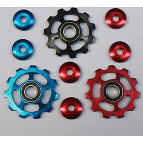 11 T Aluminum Alloy MTB Bicycle Rear Derailleur Pulley Jockey Road Bike Guide Roller Tensioner Part Cycling Accessory