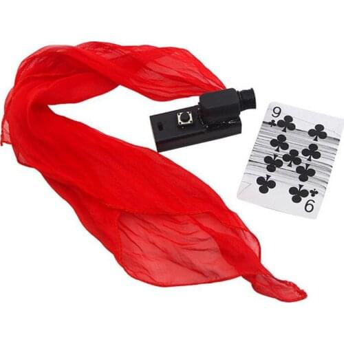 1set Silk Magic Tricks Fun Stage Stree Magia Electronical Silk Device Illusion Gimmick Props Accessories Magicians