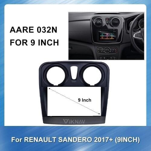 10.1 inch 2 Din Car Radio Fascia for RENAULT SANDERO 2013 car Dashboard Panel Auto Stereo Plate Frame Car DVD Player frame