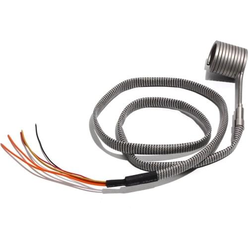 35mm ID 25~50mm Height Spring Heating Coil 4.2*2.2mm Section Size 110V/220V/380V Band Heater with K/J Type Thermocouple
