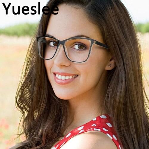 49726 Plastic Titanium Retro Square Anti Blue Light Retro Square Glasses Frame Men Women Optical Fashion Computer Eyeglasses