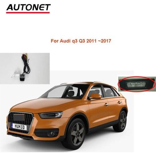 Autonet Rear view camera For Audi q3 Q3 2011 ~2017 FHD starlight backup camera /license plate led car camera