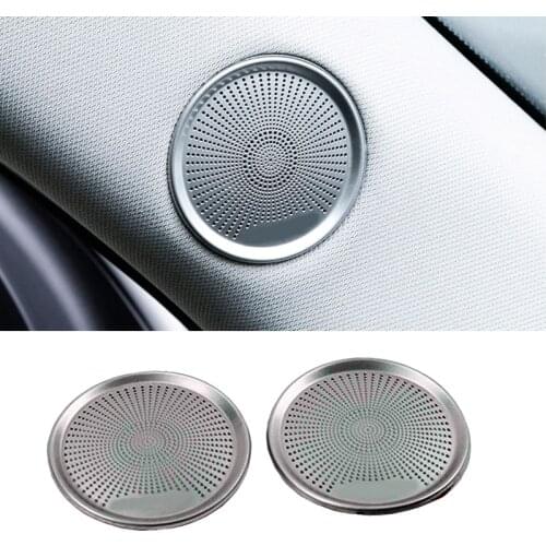 Car Audio Speaker Cover Trim Door Loudspeaker Cover Trim Car Accessories interior For MAZDA CX-8 2017 2018 2019