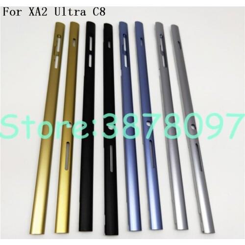 100% Original Metal Side Part Sidebar Of Middle Frame Chassis Bezel For Sony Xperia XA2 Ultra C8 H4233 H3213(No Buttons)