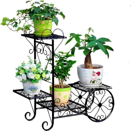 Home Pergola Indoor Plant Shelves Plants Stand Outdoor Metal Floor Shelf Balcony Flower Pot Flower Pots Plants