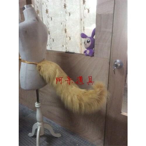 Game Arknights Sora Cosplay Yellow Plush Tail Ears Halloween Carnival Party Costume Accessories Toys Childrens Party Gifts
