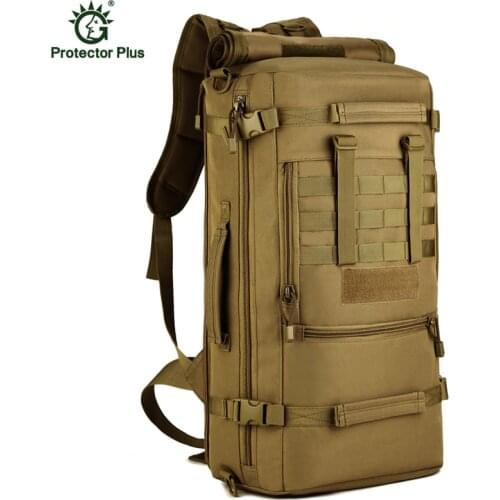 Mens Military Backpack 50LCamouflage Laptop Backpack Women Bag Mountaineering Backpacks Men Travel Bags X103