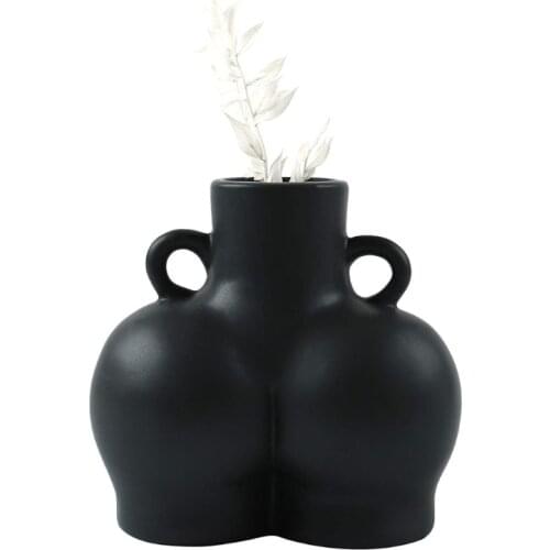 Ceramic Sculpture Vases, Human Body Art Vases, Creative Floral Decoration Flower Pots, Tabletop Plant Container Crafts