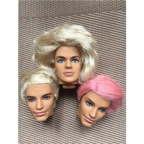 Original Rare Limited Collection Ken Prince Doll Heads Princess Doll Practice Make Up Bald Head Girl DIY Toy Doll Heads