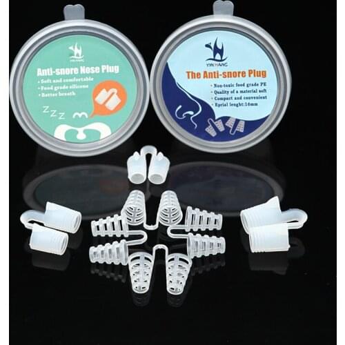 Medical-Grade Silicone Hollow Anti-Snoring Device Breathe Freely Sleep Aid Nasal Dilator Ventilation Easy Breath Free Shipping