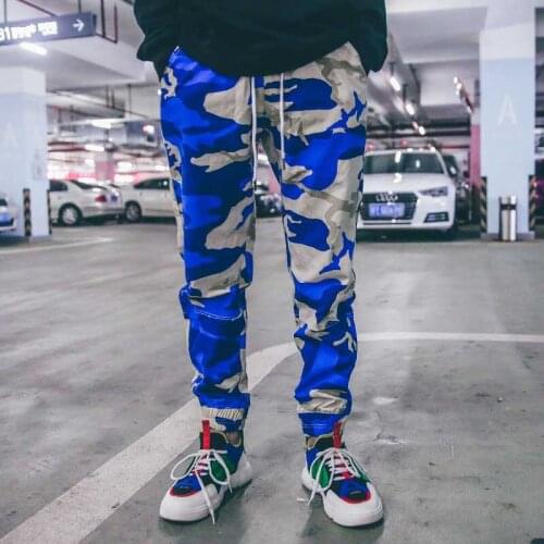 2021 Military Army Fans Casual Jogger Pants Cotton Camouflage Hip Hip Harem Pants Taper Male Trousers Elastic Waist Man Clothes