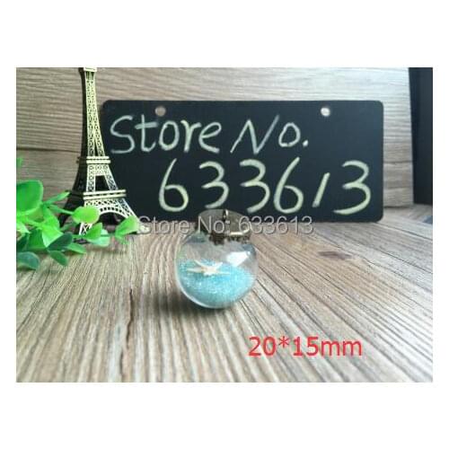 Free ship 20sets/lot 20*15mm diy glass globe & crown base set glass globes set glass vial pendant glass cover jewelry making