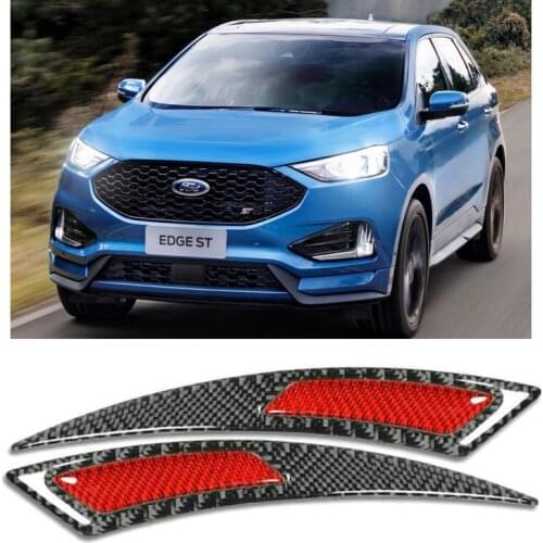 Carbon Fiber Wheel Eyebrow Sticker For Ford edge escape escort flex exexpedition explorer taurus transit connect excursion