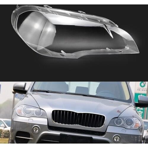 New Car Headlight Lens For BMW X5 E70 2008 2009 2010 2011 2012 2013 08-13 Car Headlight Headlamp Lens Auto Shell Cover