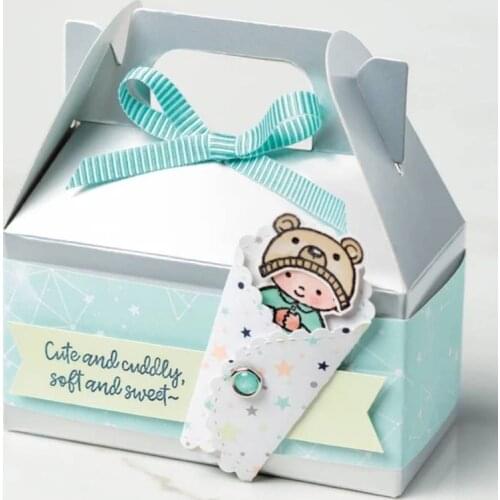 3D Large Portable Box Metal Cutting Dies for Scrapbooking DIY Photo Album Card Making Decorative Handcraft New 2020 For Photo