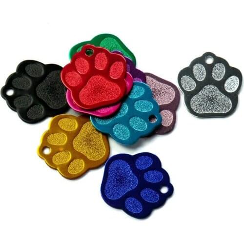 Wholesale 100pcs/lot Dog tags collar Accessories DIY pet name tag