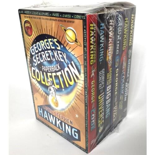8-15 year 6 book/set Georges Secret Key 1-6 Children English picture books Enlightenment Popular science books on the universe