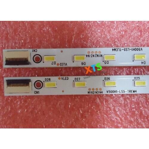 10 Pieces/lot L50E5000A V500H1-LS5-TLEM4 V500H1-LS5-TREM4 V500H1-LS5-TLEM4 LED lamp strip V500HJ1-LE1 LS5 28LED 315MM