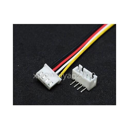 10 sets 4P Right Angel Plug XH2.54 2.54mm Pin Wire Cable Length = 30cm