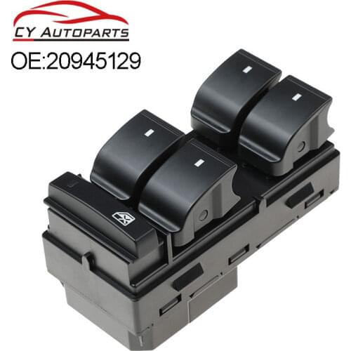 20945129 Power Master Window Lifter Control Switch Regulator Button For Chevy Silverado GMC Sierra Traverse HHR Yukon Buick