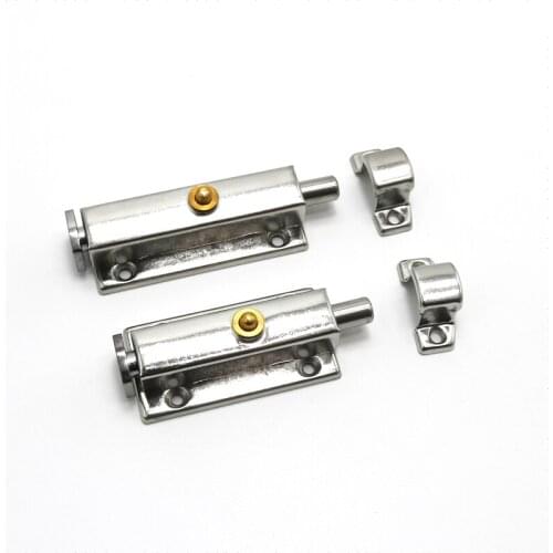 3Inch/4Inch Hotel Office Home Security Lock Chrome Door Lock Door Window Security Bolt Door Lock Latch Gate Cabinet Latch