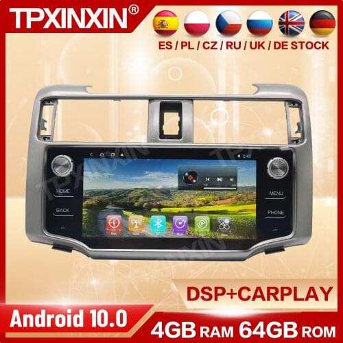 6+128G Carplay Android 10 Player Car Radio Stereo For Toyota 4 Runner 2009 2010 2012 2013 2014 2015 2016 2017 GPS Navi Head Unit