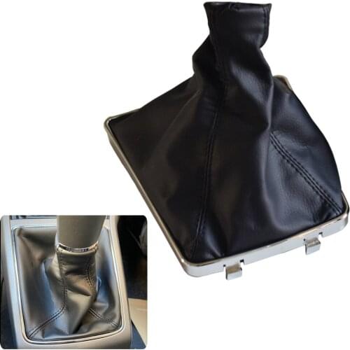 Car Accessories For Opel ASTRA H Gear Lever Boot Handbrake Grips Gear Shift Knob Parking Gaiter Boot Cover Protect Case