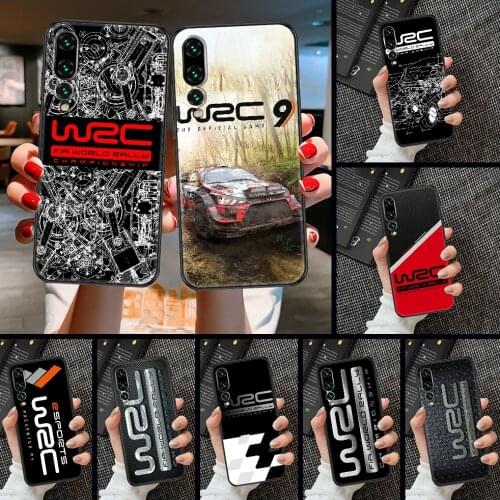 WRC Rally Racing logo Phone case For Huawei P Mate P10 P20 P30 P40 10 20 Smart Z Pro Lite 2019 black soft waterproof 3D