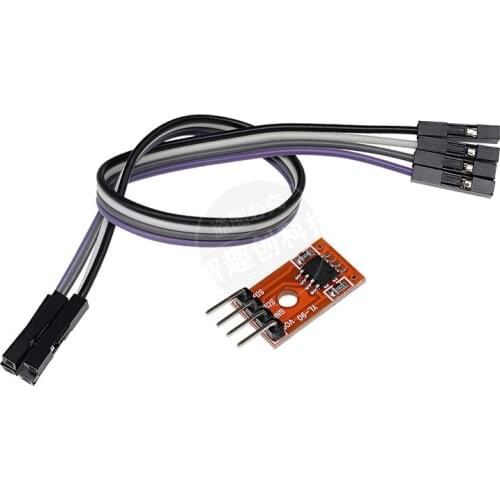 DC 3V 5V AT24C02 Data Storage Module EEPROM Memory Module I2C Interface Bidirectional Data Transfer Protocol with Dupont Cable