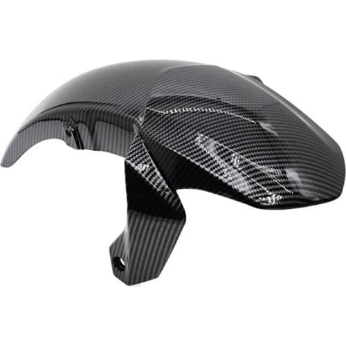 For Kawasaki ER6N ER-6N 2012 - Ninja 650R ER 6N Carbon Fiber Black ABS Front Fender Mudguard Tire Splash Mud Guard Cover