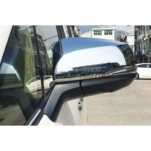 For Toyota Alphard 2016 ABS Chrome Side Door Rearview Mirror Cover Molding Protector Accessories 2pcs/set