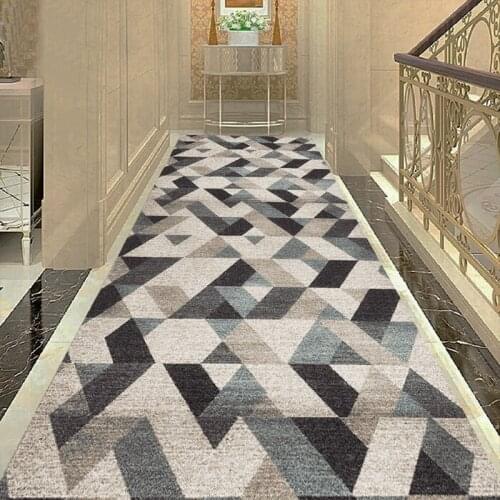 Nordic Aisle Geometric Runners Stair Carpet Wedding Accessories Aisle Hallway Corridor Carpet Rugs For Step Party Kitchen Mat