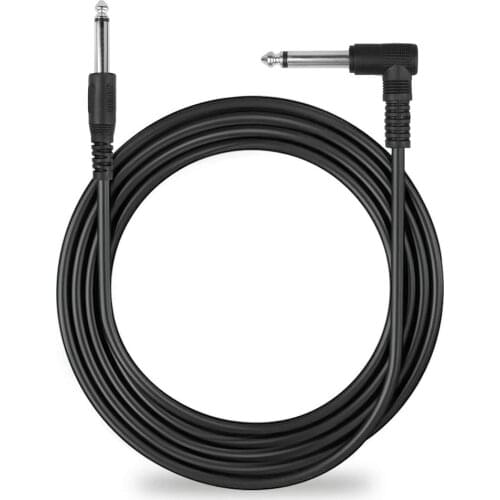 Guitar Amp Electric Bass Guitar Cable 10Ft Patch Cord 3M Guitar Amplifier Cord Right Angle Shielded Noise Reduction Audio Patch