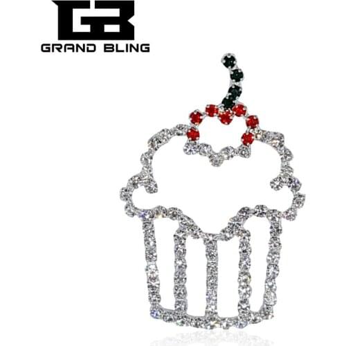 GRAND BLING Flower Brooches For Clothes