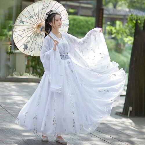 Chinese Style Gown Traditional Dress For Girls Tang Suit Women China Robe Han Clothing Ancient Fairy Costume Vestido Oriental