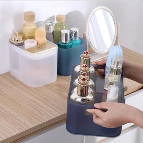 Cosmetic Storage Box Makeup Organizer Jewelry Nail Polish Makeup Container Desktop Sundries Storage Box