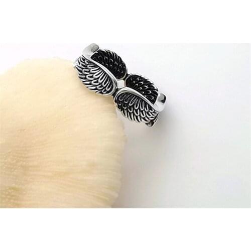 Miuoxion Retro Angel Wings Ring Personality Fashion Punk Party Jewelry For Women Feature Namour Charm Gift All Seasons