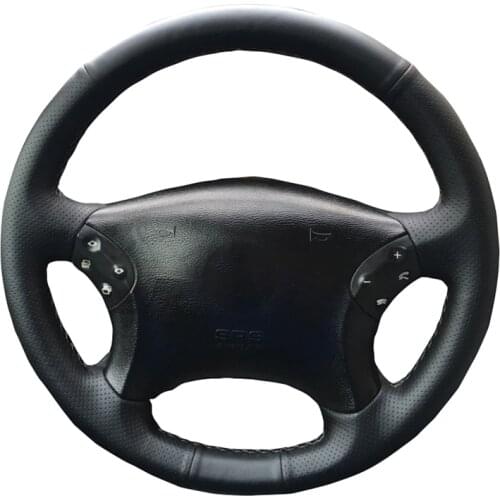 DIY Customize Braiding Cover For Steering Wheel For Mercedes Benz W203 C-Class 2001-2007 Original Steering Wheel Braid