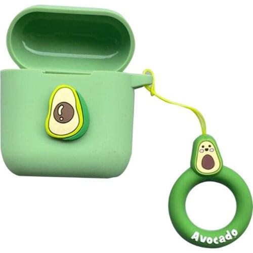 Flip-open Cover Cute Cartoon Protective Case Soft Silicone Shell for QCY T8 Wireless Bluetooth Earphones Charging Box Protector