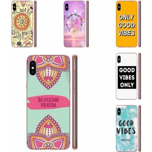 Positive Good Vibes Only Love Happy For HTC Desire 530 626 628 630 816 820 830 One A9 M7 M8 M9 M10 E9 U11 U12 Life Plus