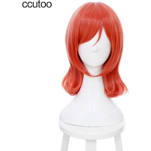 Ccutoo LoveLive! Love Live Maki Nishikino Synthetic Hair Medium Curly Cosplay Wig Heat Resistance Costume Party Wigs