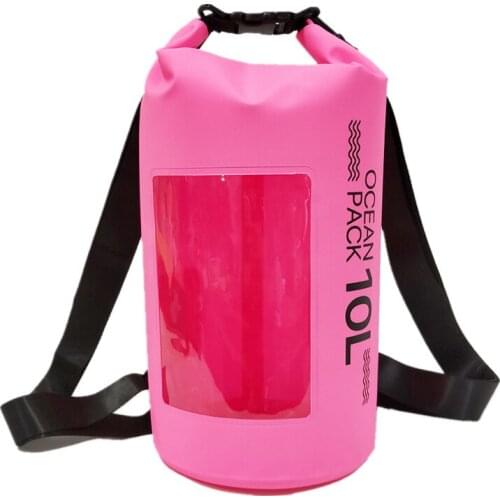 Waterproof Water Bag Bolsa Impermeable PVC Bucket Shoulder Rafting Wholesale Swimming Drying Camping Equipments 5/10/15/20/30L