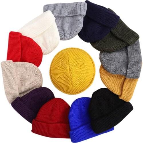 Winter Hats New Beanies Knitted Hat Autumn Unisex Beanie Caps Warmer Bonnet Ladies Casual Cap