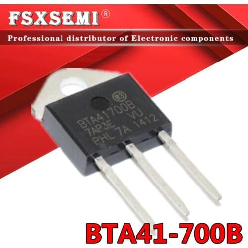 10pcs/lot BTA41 BTA41-700B BTA41700B STANDARD TRIACS TO-3P