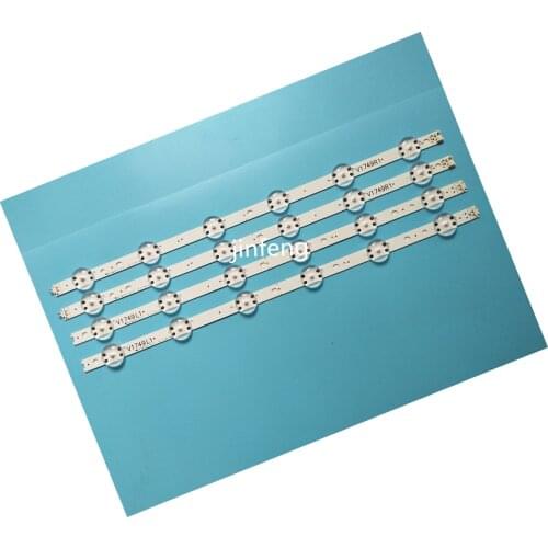 4 PCS/set LED strip For LG 49UV340C 49UJ6565 49UJ651V 49UJ670V 49UJ701V V17 49 R1 L1 ART3 2862 2863 6916L-2862A 2863A