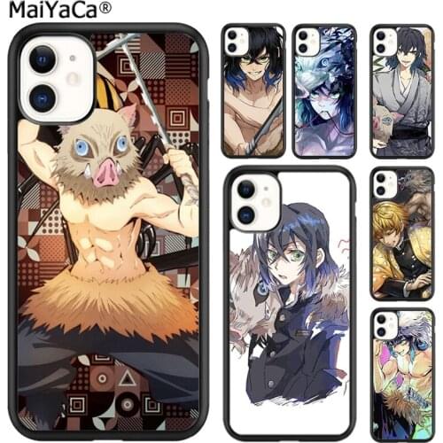 MaiYaCa Hashibira Inosuke Demon Slayer Phone Case Cover For iPhone SE 6 6s 7 8 plus X XR XS 11 12 pro max Galaxy S8 S9 S10 shell