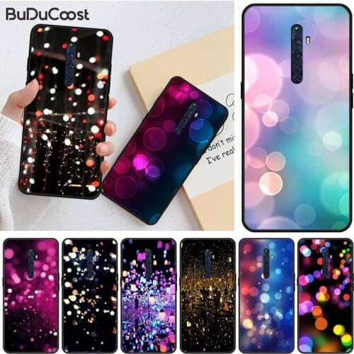 Bokeh Lighting Color Phone Case For OPPO A9 2020 R11 11S plus R15 R17 plus Realme 2 3 5 3 5pro C2